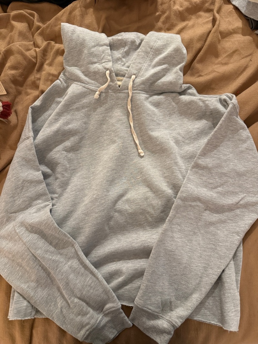 Treasure & Bond Light Gray Hooded Sweatshirt